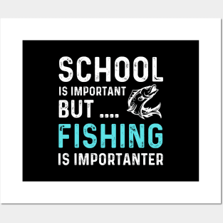 Fishing day boyfriend birthday fishing deep sea fishing dad Posters and Art